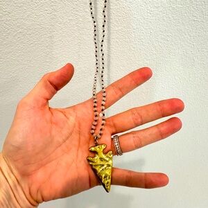 BB Lila “Moonshine” Arrowhead Necklace